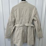 Kenar  Cream Trench Coat with Button Detail Medium Photo 6