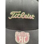 Titleist New  Golf Hat Women's Black Pink Ladies Fit Adjustable One Size‎ Photo 2