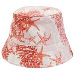 Versace Barocco Sea Pink Starfish Bucket Hat NWT Size 57 Photo 0
