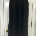 Elegant Drama Black tulle gored maxi skirt. Back zipper.Lined. Size 6. Photo 0