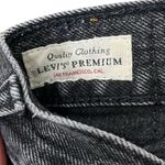 Levi's 501 Shorts Distressed Cutout Button Fly Rigid Black Women’s Size 28 Photo 7