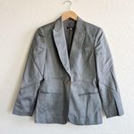 Giorgio Armani Vintage  Grey Blazer One Button Front Closure Photo 3