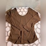 Banana Republic Brown Long Sleeve Bodysuit S Photo 3