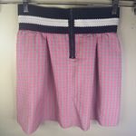 Maeve Anthropologie Ballad Swing Skirt Pleated Embroidered Geometric Print Small Photo 5