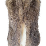 Jack by BB Dakota Jack BB Dakota faux fir fully lined sleeveless open vest jacket women's size S Photo 0