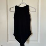 Stradivarius  Bodysuit TOP Snap Crotch Sleeveless Black Photo 1