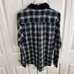 Bobbie Brooks plaid long sleeve button up Christmas size medium Blue Photo 4
