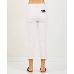 Paige NEW Hoxton Slim Crop Jean Vintage Pink Distressed Size 34 5 Pocket $235 Photo 2