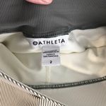 Athleta  Brooklyn Textured 16" Skort 988134 in City Stripe White/Gray Size 2 Photo 5
