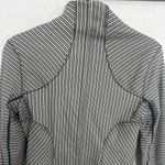 Lululemon Forme Jacket II RARE Pin Stripe Inkwell / Mojave Tan / White Inkwell 6 Photo 10
