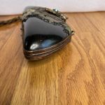 Maya Evangelista Resin Vintage Rhinestone Bead Clutch Handbag purse crossbody Black Photo 11