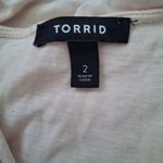 Torrid  Sz 2 Cream Open Front Cardigan Photo 12