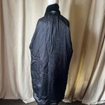 American Vintage Vintage Braetan Black Wool Long Coat Faux Fur Trim Made in Russia Size 10 Photo 4