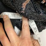 Leslie Fay Vintage 80’s Sequin Puff Sleeve Midi Dress Photo 8