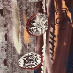 Maxi Scarf Brown and Cream Resort Wear Photo 1