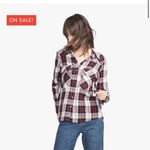 ZARA Buffalo Plaid Snap Flannel Shirt. Size Medium. Photo 1