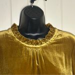 Boden Velvet Mustard Gold Adora Knee Length High Neck Dress US 12L $140 EUC Size 12 Photo 4