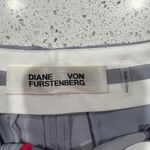 Diane Von Furstenberg DVF Size 10 Pleat Front Smoke Blue Crepe Trousers Straight Photo 5