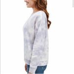 Splendid  Purple Tie Dye Waffle Long Sleeve Top Photo 1