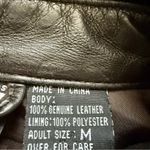 Vintage Wome’n leather jacket, Virginia Slims Size M Dark Brown Size M Photo 13