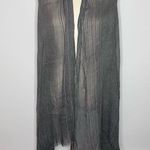 Anthropologie // SEE U SOON Charcoal Stripe Shimmer Scarf NWT 20175003 Photo 7