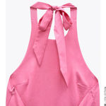 ZARA NWT Halter Poplin Dress Photo 11