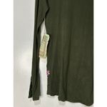 Aratta Green Floral Long Sleeve Top Size Sm/Med NWOT Embroidery Velvet Accents Photo 10