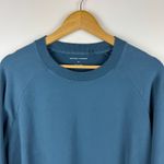 Universal Standard  Peachy Terry Side Zip Pullover Teal Sz‎ M (US XXL) Sweatshirt Photo 2