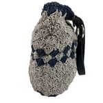 Straw Tote Bag Blue Photo 1