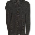 Merona Womens  Grey Thick Cable Knit Cardigan / Sweater Size: S Photo 0