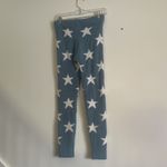 Honeydew thick fleece star leggings Blue Photo 3