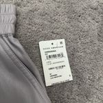 Good American  Paperbag Leather Shorts Size 0 Purple Drawstring Waist Classy Chic Photo 3