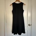 CAbi Women's Black Ponte Performance Fit and Flare Sleeveless Dress Small #3649 Photo 3