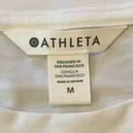 Athleta  top shirt medium White Sleeveless Athletic Althleisure workout casual. Photo 1