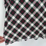 kim rogers NWT Womens 3/4 Sleeve Crew Neck Printed Shirt Holiday Tartan Plaid XL Photo 3