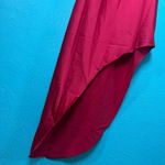 Steve Madden Aulora Red Satin High Low Dress XS NEW Cowl Neck Asymmetrical Photo 3