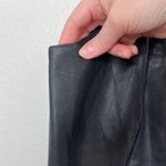 wilson's leather Vintage  Womens Large Moto Black Leather Vest With Snap Closure Photo 4