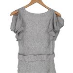 ALC Frank A.L.C. Viera Mini Dress in Rimini Dot Print size 6 Silk Short Flutter Sleeves Photo 7