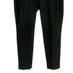 J.Crew Cameron High Rise Flat Straight Leg Stretch Trouser Pockets 12 Black Photo 3