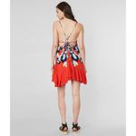 Free People Sweet Lucy Dress In Red Buckle Open Back Size L Photo 1