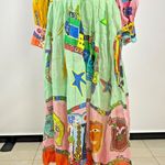 NWOT ALÉMAIS Ramie Balloon Sleeve Pleated Maxi Shirt Dress Long Sleeves Sz 8 Photo 15
