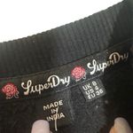 Superdry Black Long Sleeve Rodeo Embellished Floral Sweat Dress Women Sz 4 Photo 7