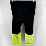 Nike  Pro Hypercool Neon Capri Tights Leggings Running Black Neon Yellow L Photo 5