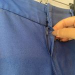 Alice + Olivia  Blue Dress Pants Pleated Trousers Slacks Workwear Women's Large Photo 3