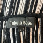 Tabula Rasa Knit Maxi Dress Sz L Preppy Academia Striped Texture Anthro Workwear Black Size L Photo 9