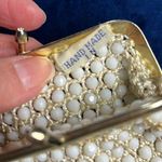 Vintage White Beaded Change Purse Photo 4