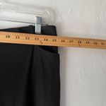 Ann Taylor Black Pinstripe Straight Leg Dress Pants Women Size 6 Office Siren Photo 5