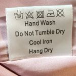 Evereve  o.p.t. Caralyn Midi Dress in Blush Pink Silky Satin Draped Medium Photo 10