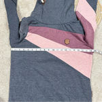 Naketano  Women’s Hoodie Pullover Brave New World in Gray Pink Maroon Rope M Photo 14