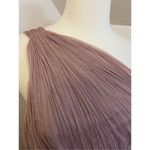 ASOS PREMIUM Tulle One Shoulder Maxi Dress In Mink 10 Photo 4